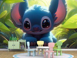 Stitch u zagrljaju tropske prirode Stitch u zagrljaju tropske prirode